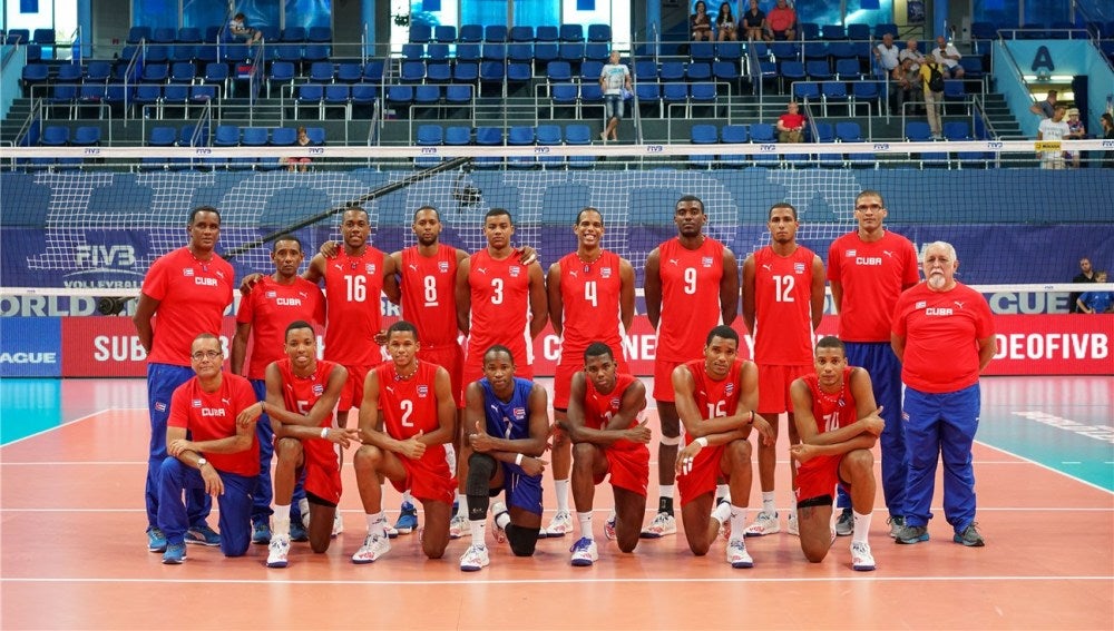 La selección de Cuba de voleibol