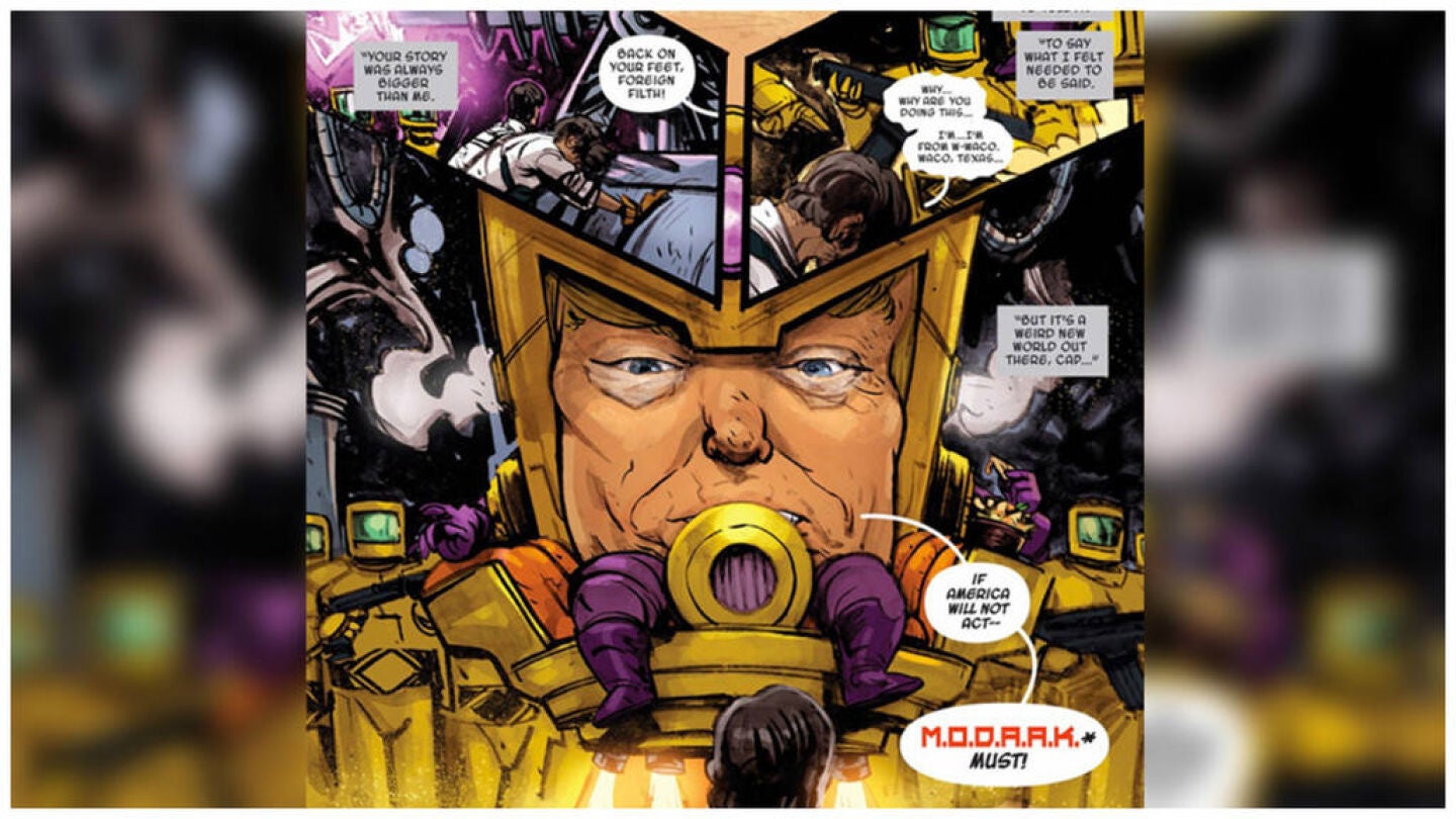 Donald Trump se convierte en el nuevo supervillano de Marvel