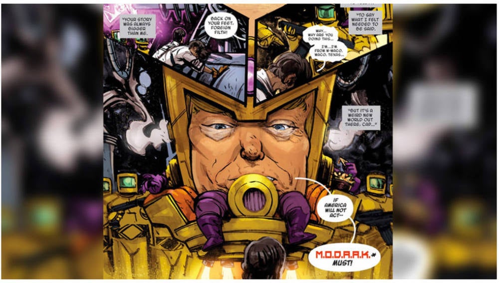 Donald Trump se convierte en el nuevo supervillano de Marvel