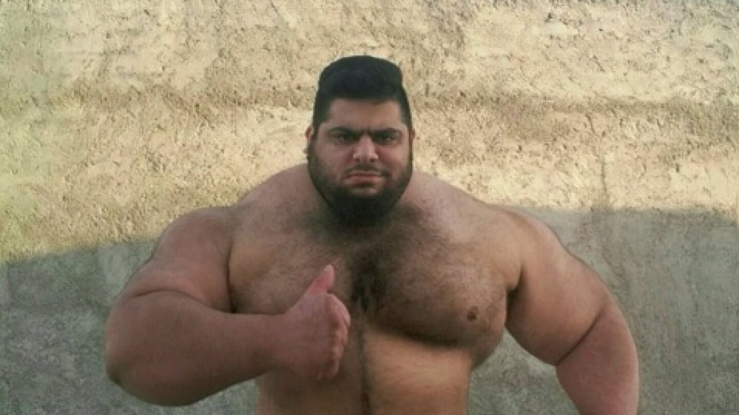 Sajad Gharibi, el Hulk iran&iacute;
