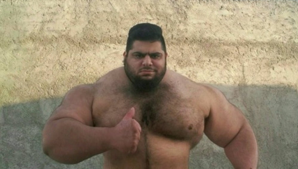 Sajad Gharibi, el Hulk iraní