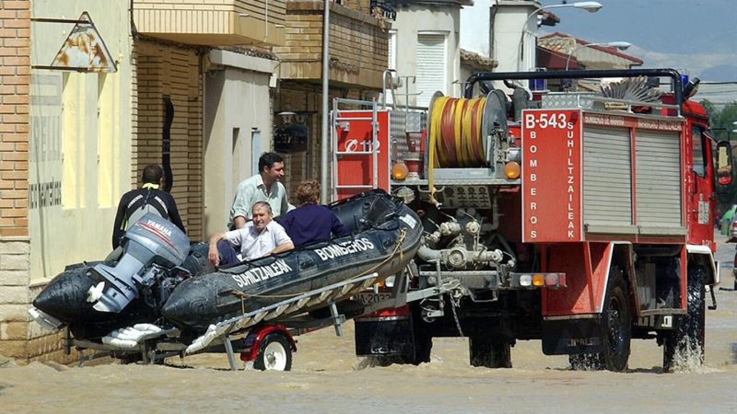 Inundaci&oacute;n en Calatayud