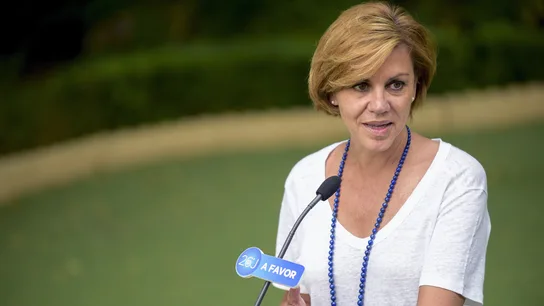 Cospedal: "Confiamos en que la responsabilidad impere, así que esperaremos la respuesta del PSOE" Cospedal: "Confiamos en que la responsabilidad impere, así que esperaremos la respuesta del PSOE"