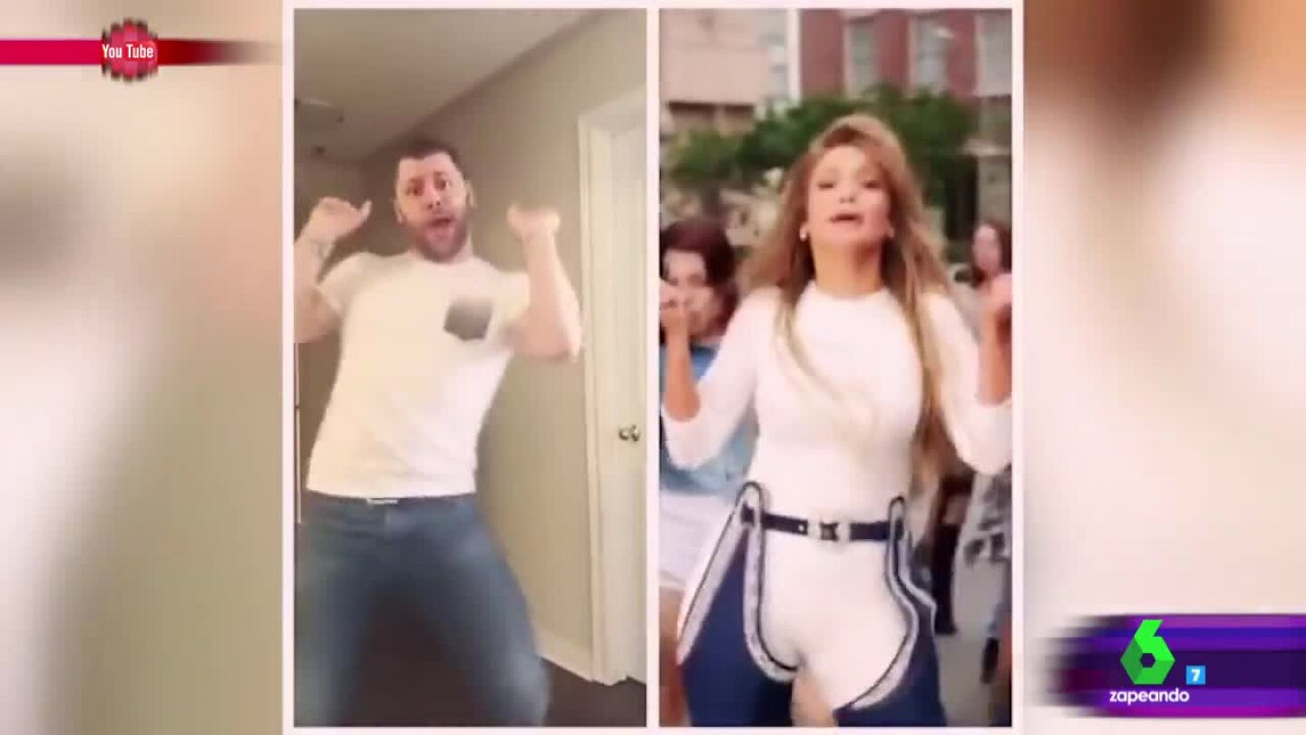 Troy Miller imita la coreograf&iacute;a de Jennifer L&oacute;pez
