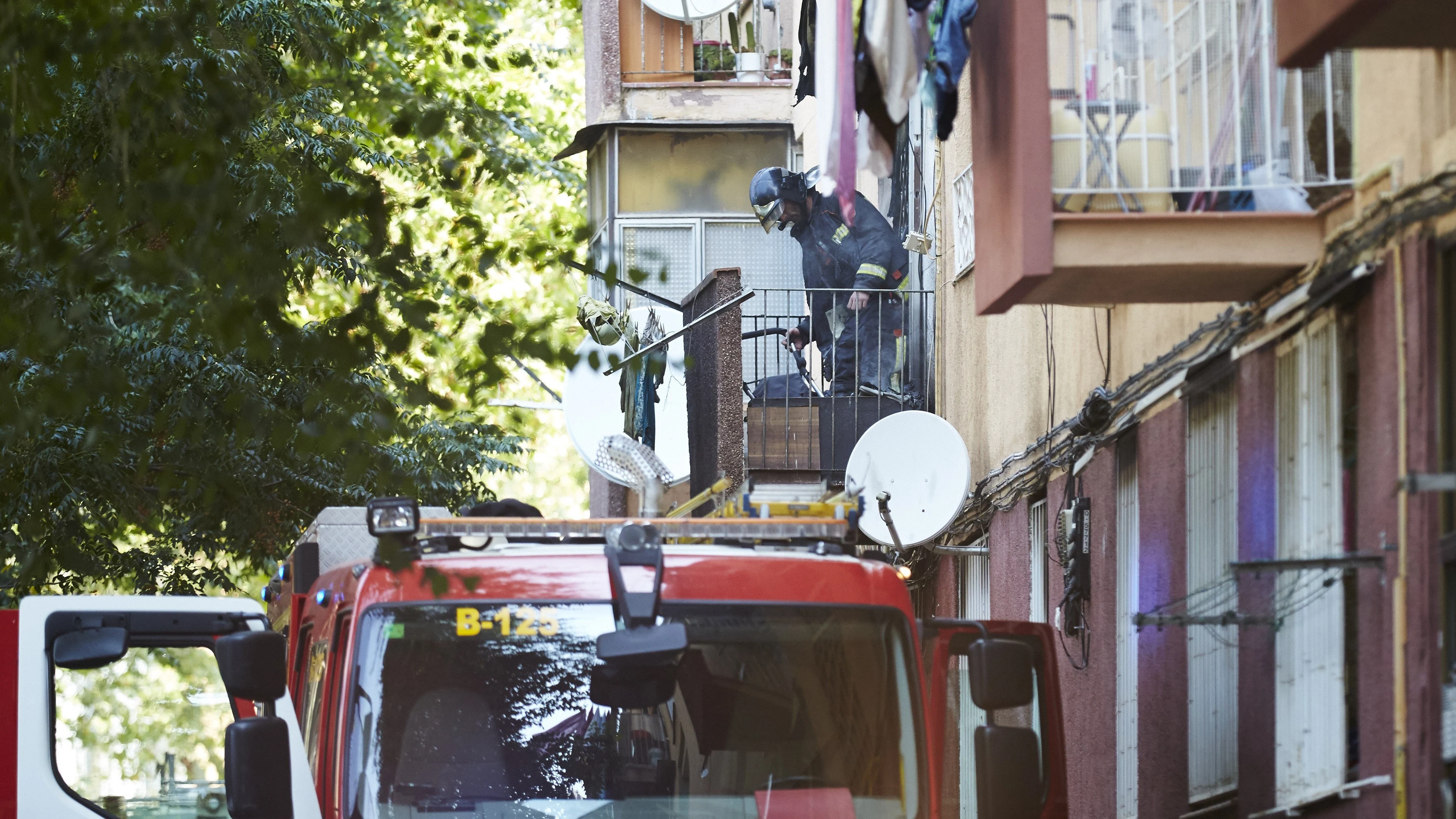 Incendio en Barcelona