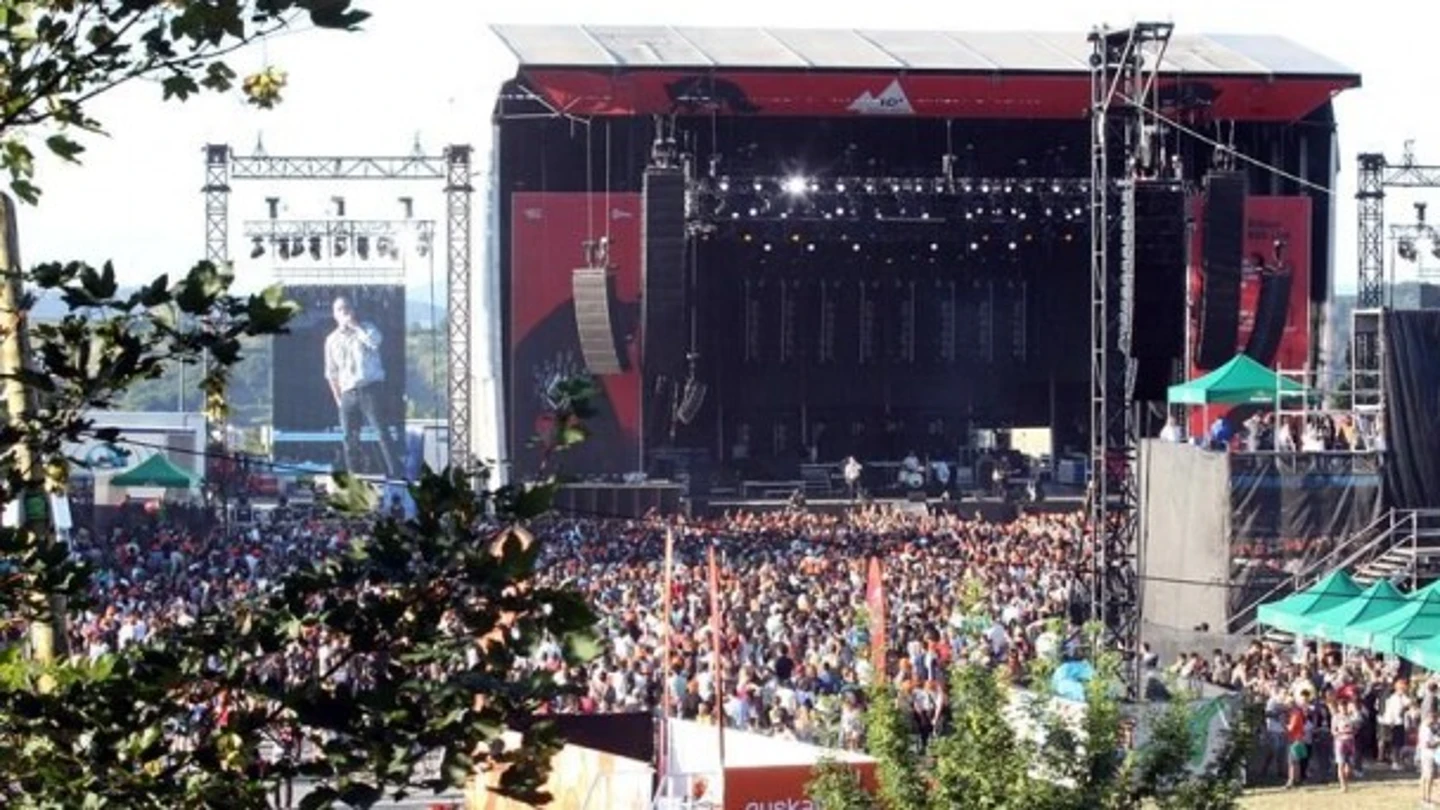 El escenario del Bilbao BBK Live 2016 El escenario del Bilbao BBK Live 2016