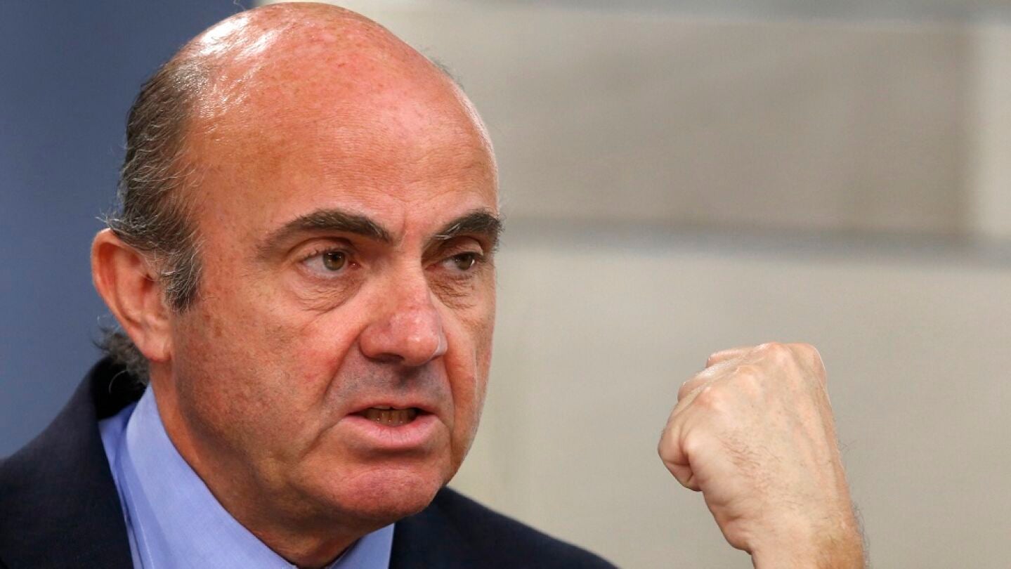 El Ministro de Econom&iacute;a, Luis de Guindos