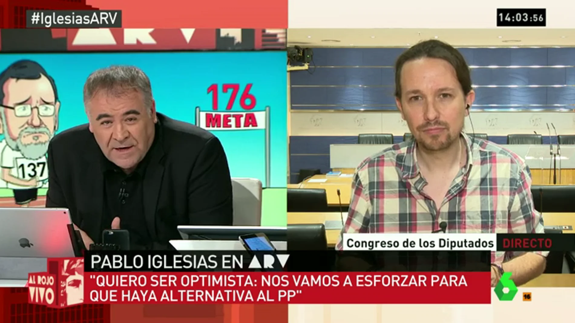 Frame 39.544953 de: Pablo Iglesias: "No quiero terceras elecciones, pero será el PSOE quien decida"