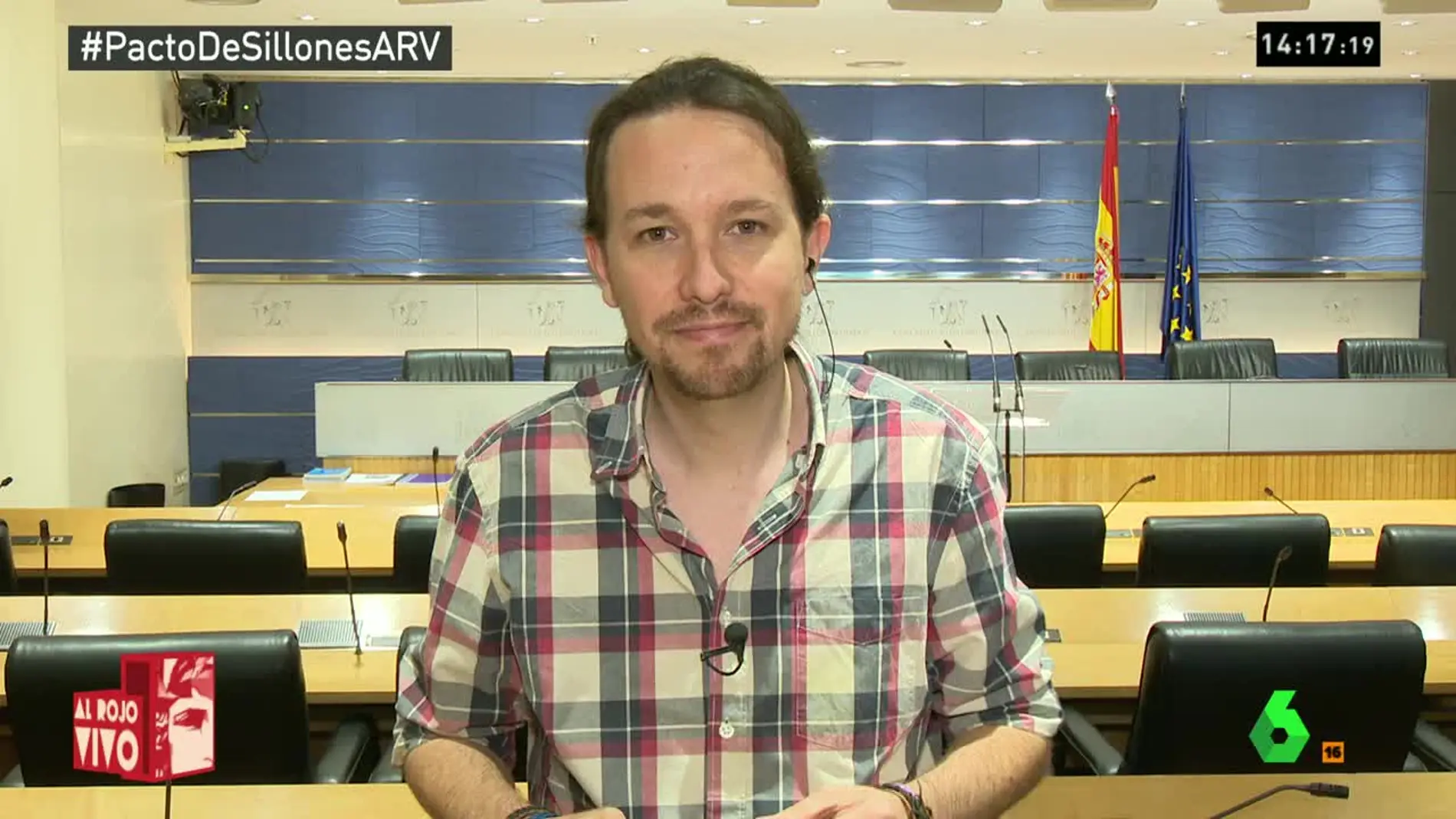 Pablo Iglesias en directo en ARV