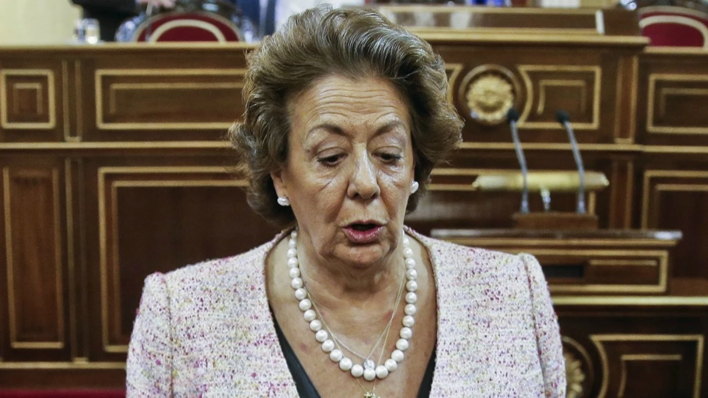 Rita Barberá en el Senado Rita Barberá en el Senado