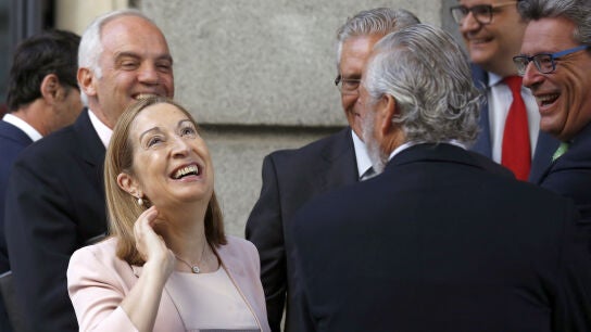 Ana Pastor a su llegada al Congreso