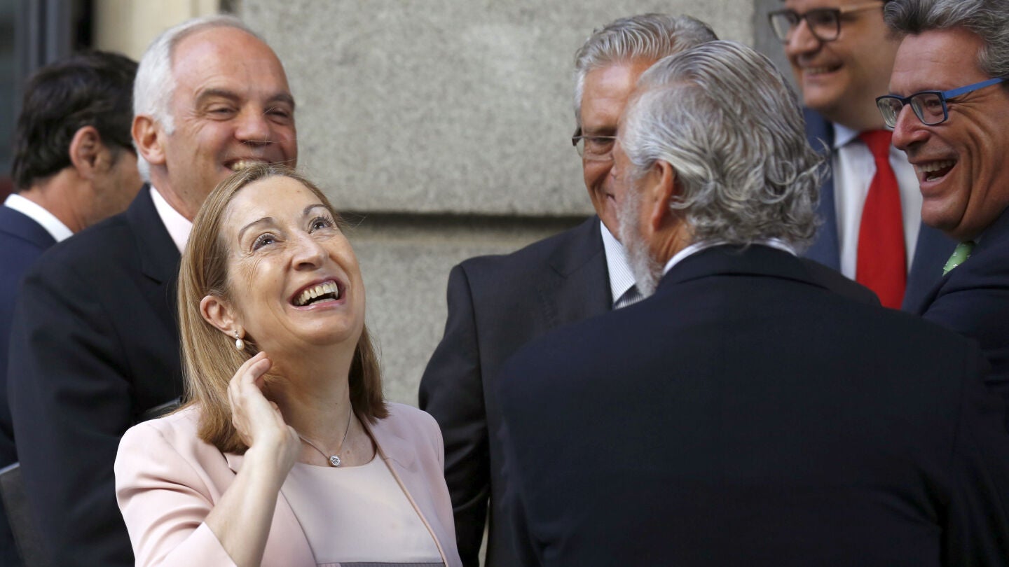 Ana Pastor a su llegada al Congreso