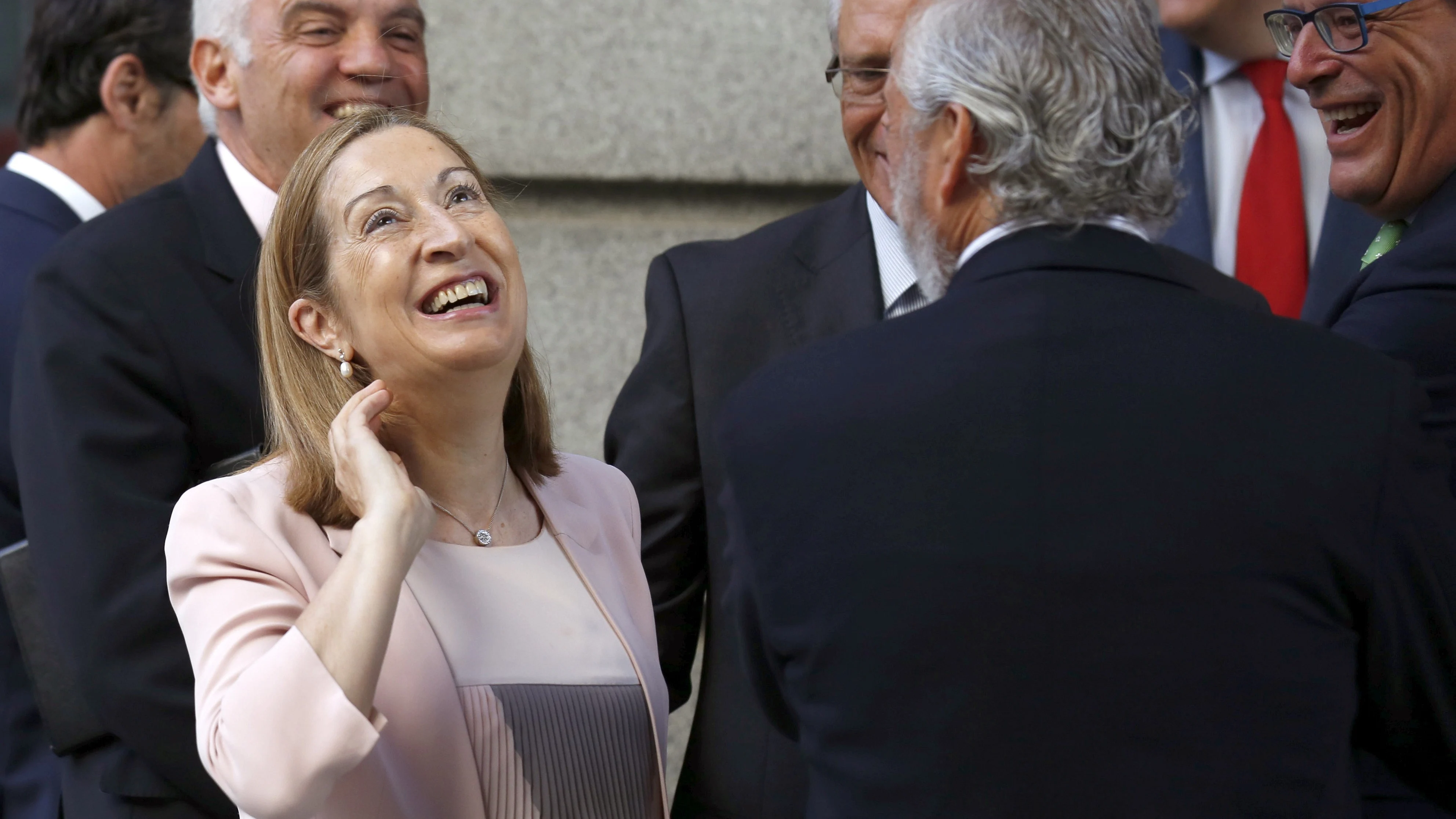 Ana Pastor a su llegada al Congreso