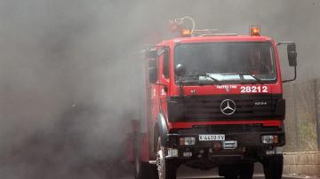 Incendio en una fábrica de productos químicos