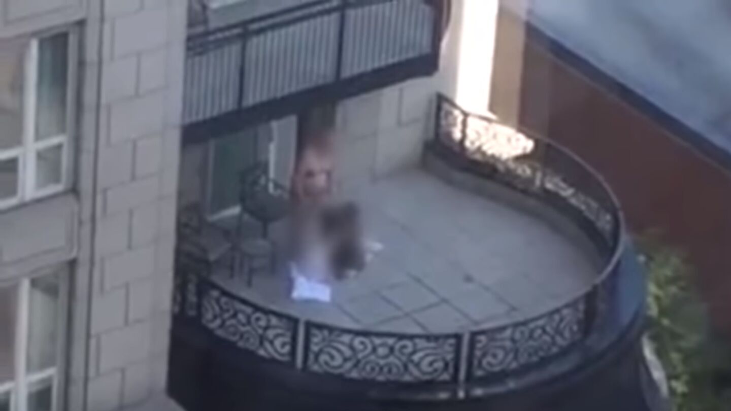 Im&aacute;genes del v&iacute;deo que grab&oacute; un vecino.