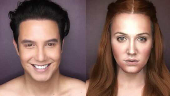 La impresionante transformación de un maquillador en los personajes femeninos de JdT