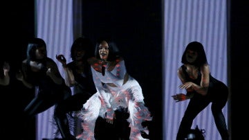 Rihanna en un concierto