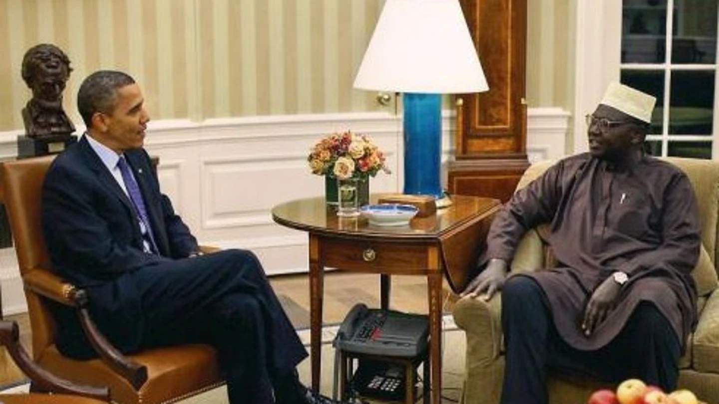 Barack y Malik Obama en el despacho oval Barack y Malik Obama en el despacho oval
