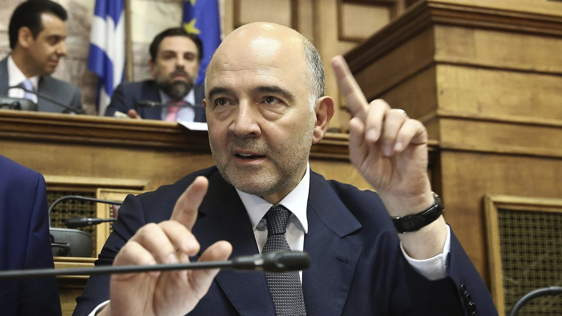 El comisario de Asuntos Económicos de la Comisión Europea, Pierre Moscovici