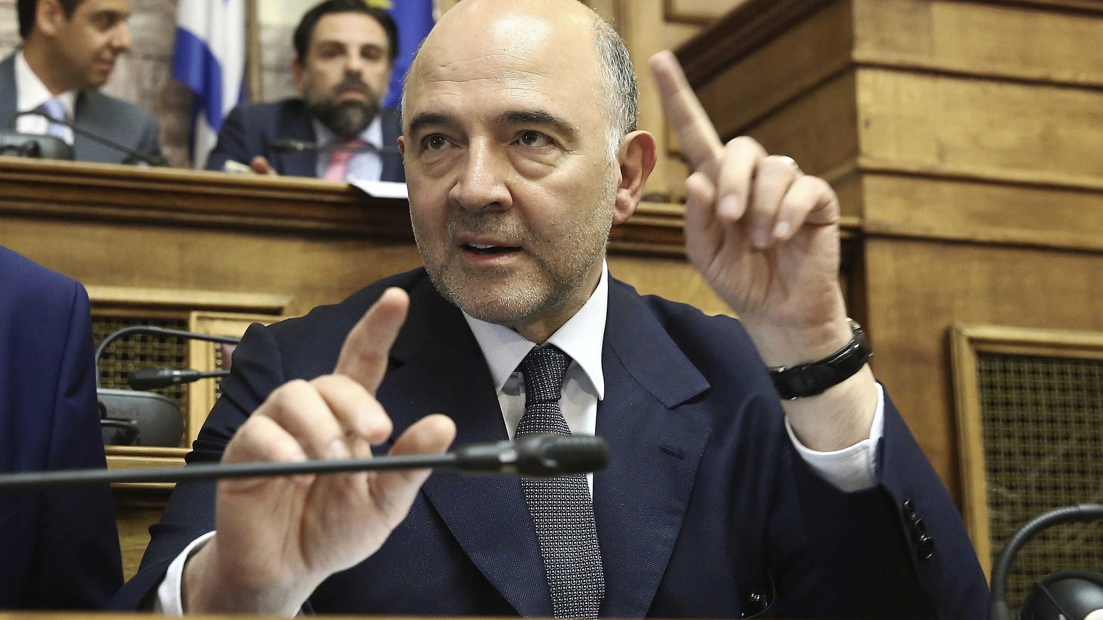 El comisario de Asuntos Económicos de la Comisión Europea, Pierre Moscovici