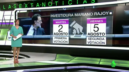 El calendario de Mariano Rajoy El calendario de Mariano Rajoy