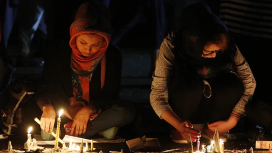 Homenaje a las víctimas del atentado en Kabul Homenaje a las víctimas del atentado en Kabul