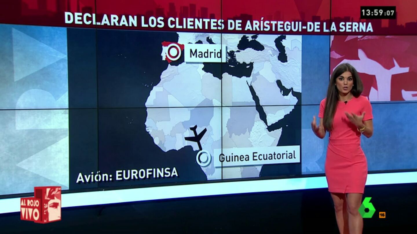 Frame 64.251833 de: Un empresario prest&oacute; un avi&oacute;n privado a Ar&iacute;stegui para que hiciera negocios a Guinea Ecuatorial cuando era diputado