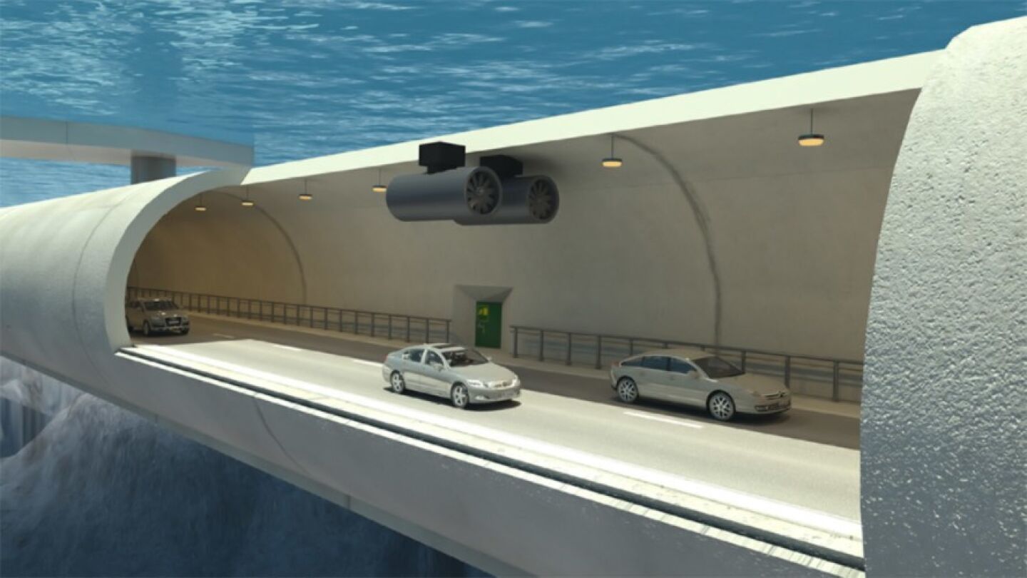 T&uacute;nel acu&aacute;tico y a la vez flotante