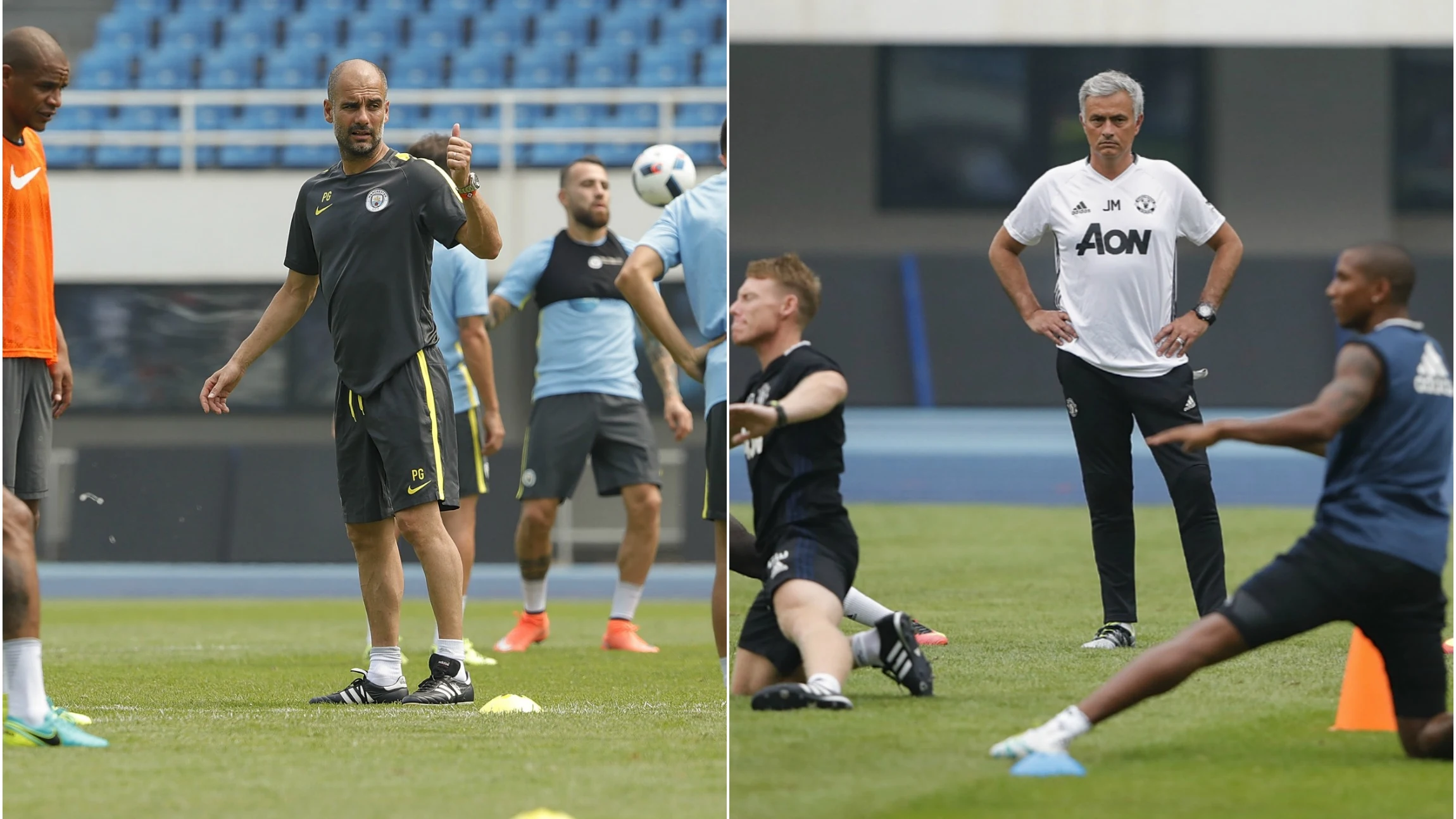 Pep Guardiola vs José Mourinho Pep Guardiola vs José Mourinho
