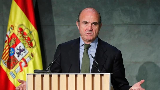 El ministro de Economía en funciones, Luis de Guindos El ministro de Economía en funciones, Luis de Guindos