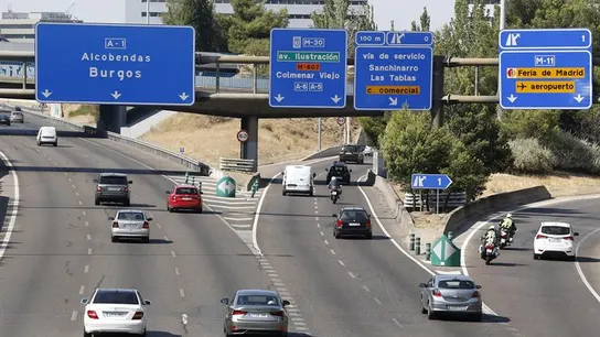 Salida de Madrid durante la segunda operación especial de la DGT del verano. Salida de Madrid durante la segunda operación especial de la DGT del verano.