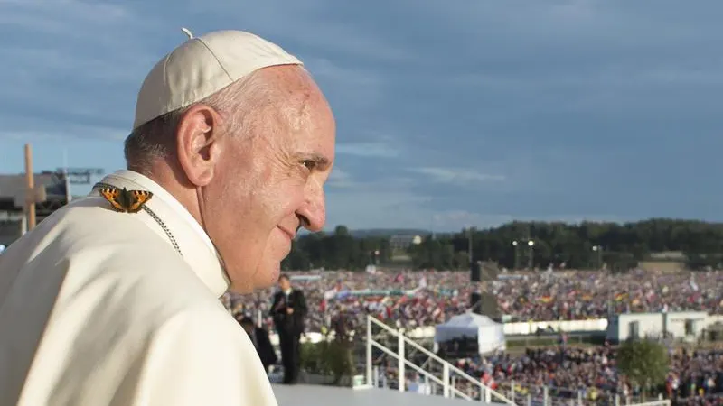 El papa Francisco en la JMJ en Cracovia.