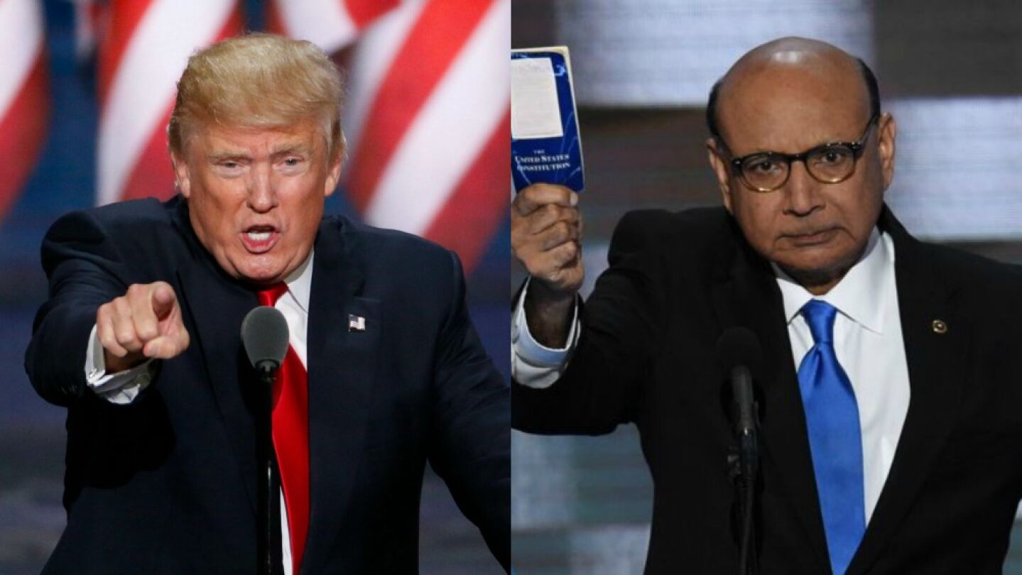 Donald Trump arremete contra Khizr Khan, padre de un militar musulm&aacute;n fallecido en Irak