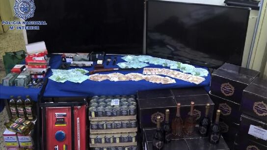 Alimentos y pertenencias recuperdas