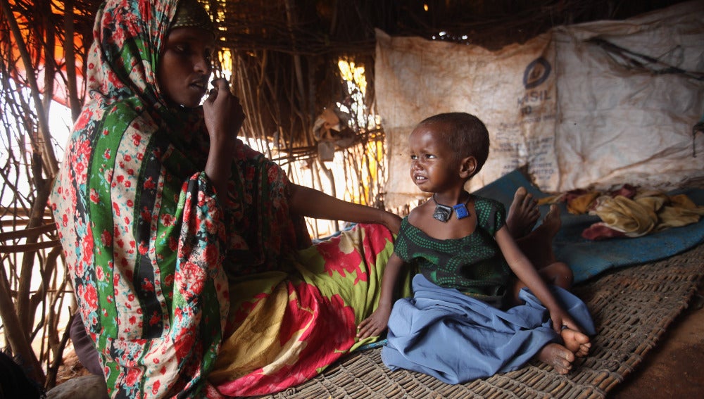 Mujer y niña en Somalia