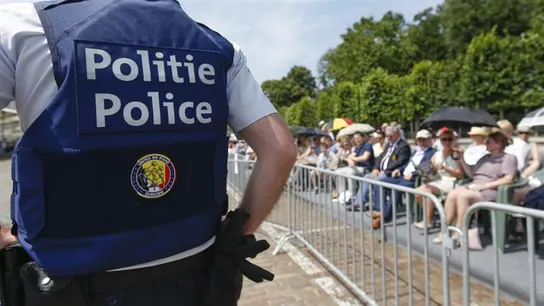 Policía de Bruselas, en una imagen de archivo Policía de Bruselas