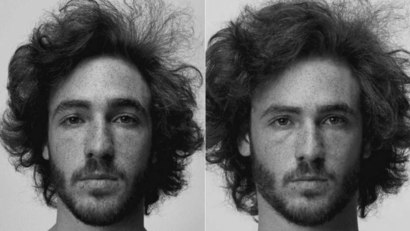 Foto de la misma persona con un objetivo de 20mm y 20mm