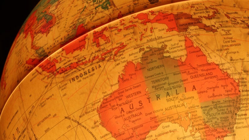 Australia se desplazará metro y medio hacia el norte en los mapas