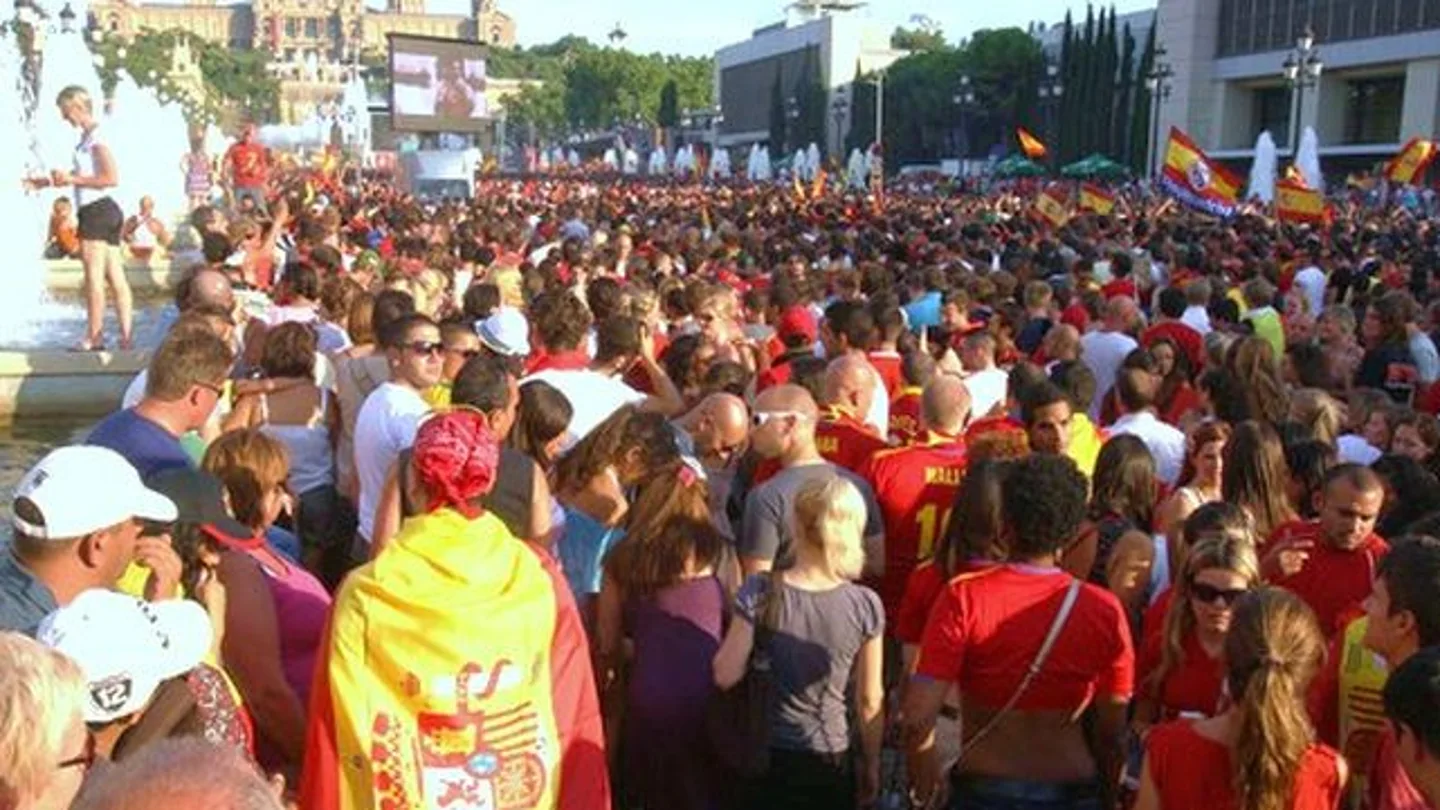 Plataforma de 'Barcelona con la selección'. Plataforma de 'Barcelona con la selección'.