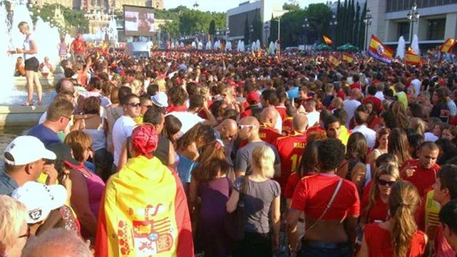 Plataforma de 'Barcelona con la selección'. Plataforma de 'Barcelona con la selección'.
