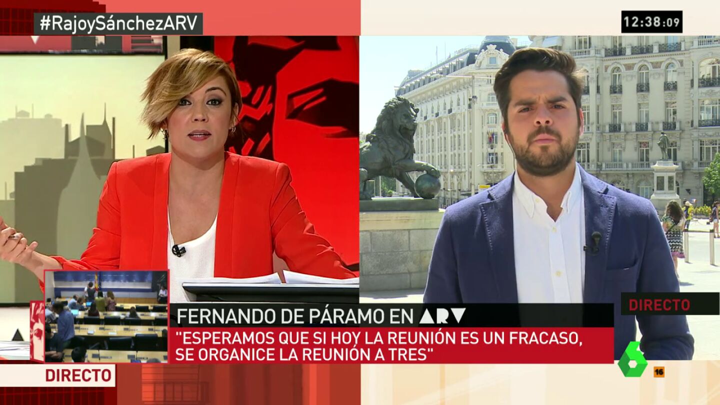 Frame 52.79041 de: De P&aacute;ramo: "Queremos una mesa a tres para conseguir la abstenci&oacute;n del PSOE y lograr que haya investidura"