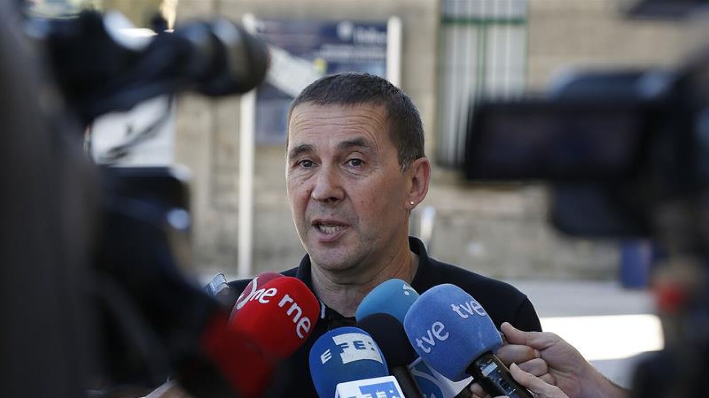 El l&iacute;der de Sortu, Arnaldo Otegi