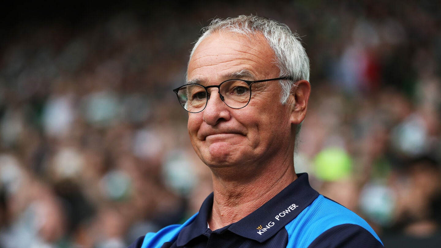 Claudio Ranieri, preparado para el partido de la Community Shield