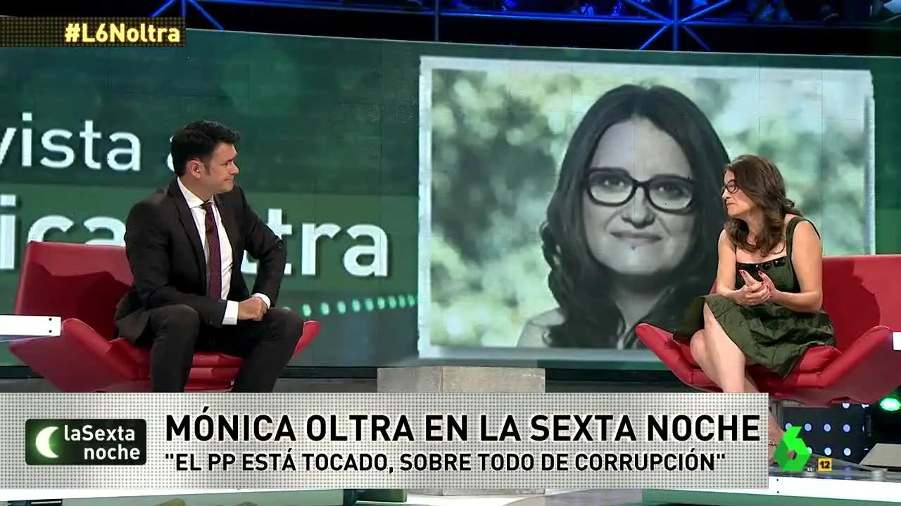 Mónica Oltra en laSexta Noche Mónica Oltra en laSexta Noche