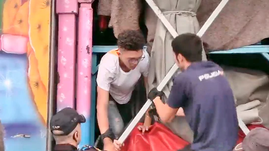 Inmigrantes en Algeciras Inmigrantes en Algeciras