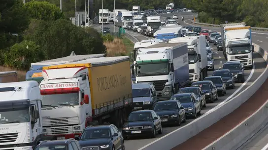 Las carreteras durante la operación salida Las carreteras durante la operación salida
