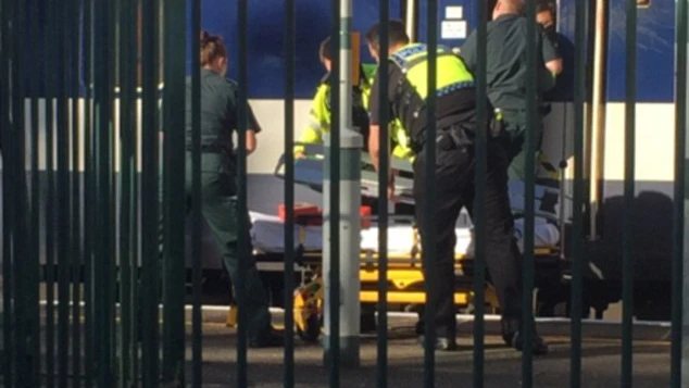 Agentes de Policía recogen el cuerpo sin vida del joven