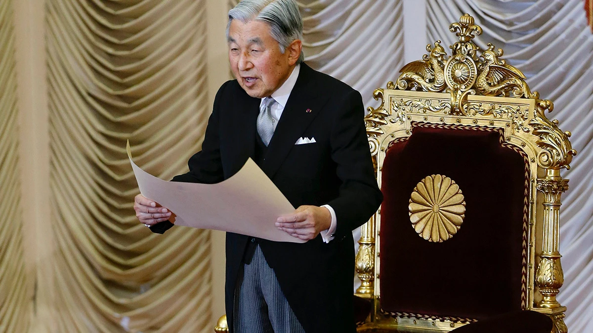 Akihito, el emperador de Japón