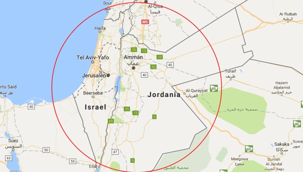 Palestina en Google Maps
