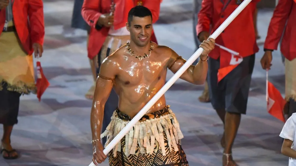 Pita Taufatofua, el abanderado de Tonga en los JJOO